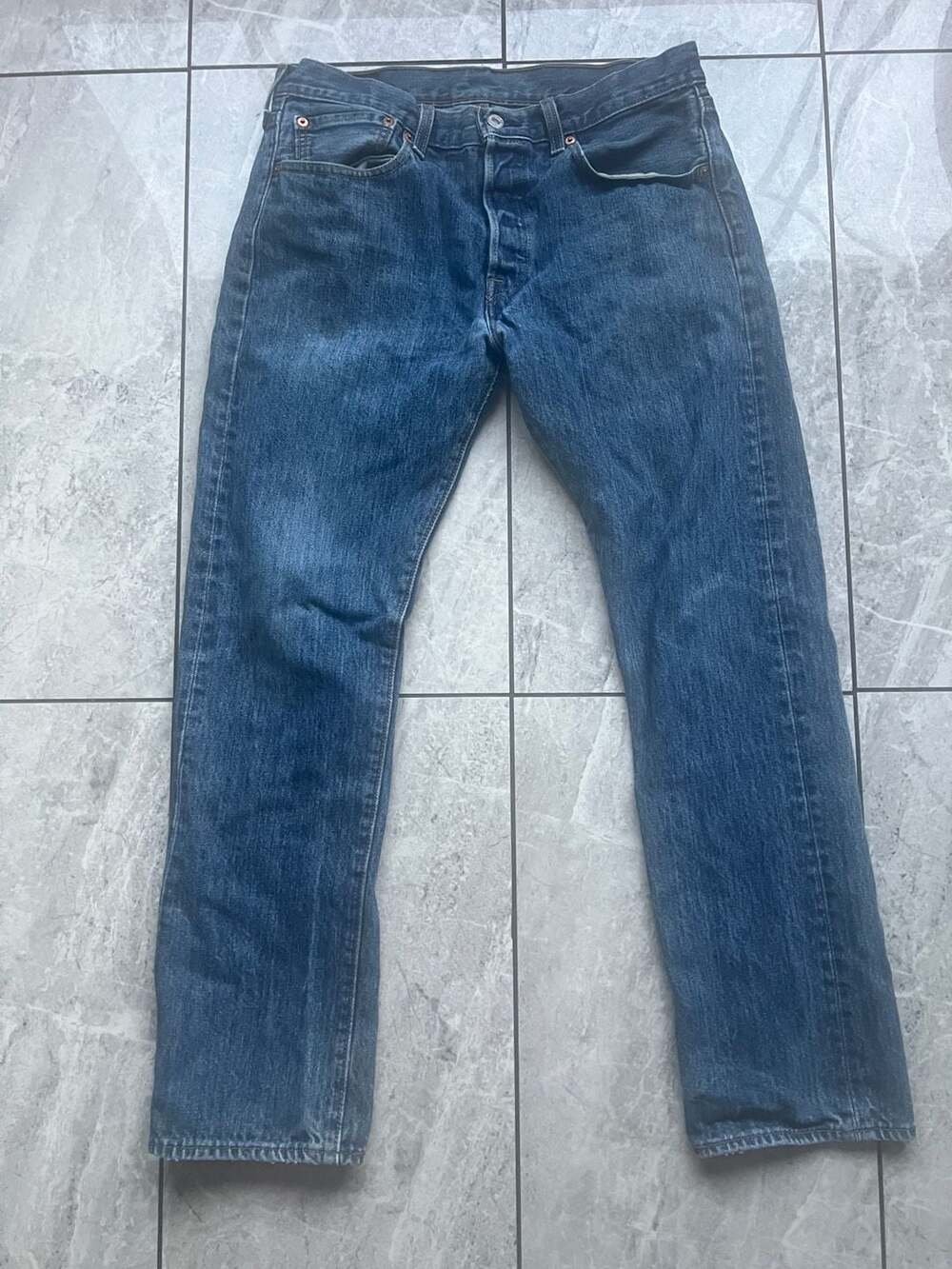 Levi's 501 Original Fit Jeans Blue Denim Sz 31x30